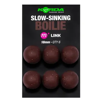 Korda plastic wafter slow-sinking boilie link - 18 mm 6 ks