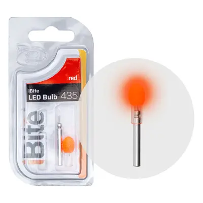 Ibite světlo bulb led + 435 baterie - červená