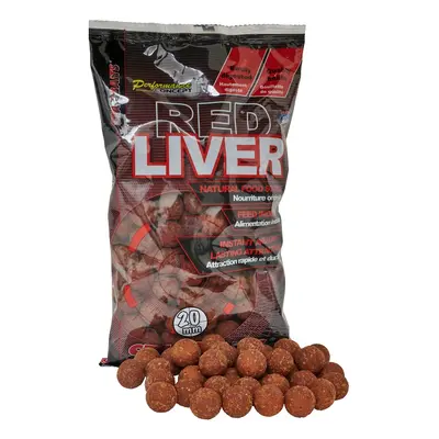 Starbaits boilie red liver - 800 g 20 mm