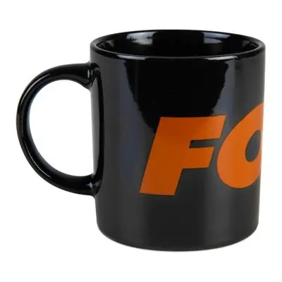 Fox hrnek collection ceramic mug black orange 350 ml