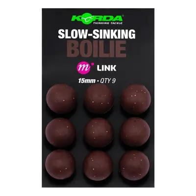 Korda plastic wafter slow-sinking boilie link - 15 mm 9 ks