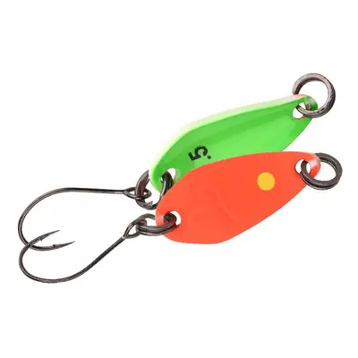 Spro plandavka trout master incy spoon orange green - 3,5 g