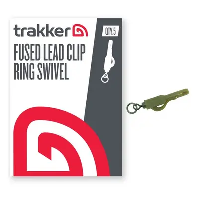 Trakker závěsky fused lead clip ring swivel 5 ks