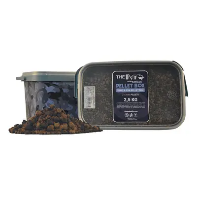 The one pelety pellet box spod a pva mix pellet 2,5 kg 2-6 mm