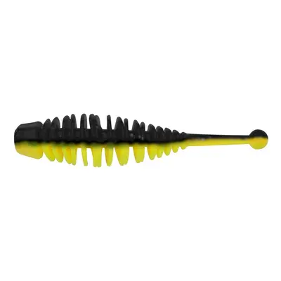 Berkley gumová nástraha powerbait power naiad black sunshine yellow - 3 cm 12 ks