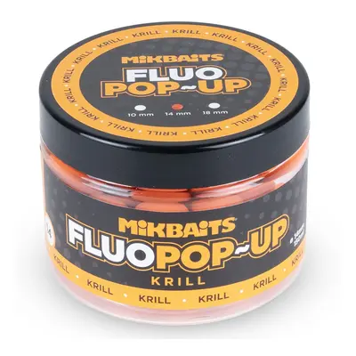 Mikbaits plovoucí boilie fluo krill 150 ml - 14 mm