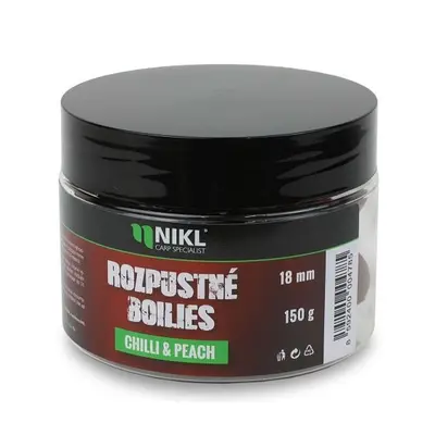 Nikl rozpustné boilies chilli & peach 150 g - 24 mm