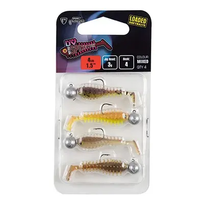 Fox rage gumová nástraha ultra uv micro spikey loaded lure pack 4 cm