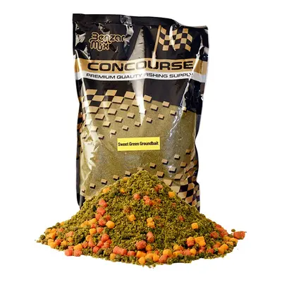 Benzar mix krmítková směs s peletkami concourse method 800 g - sweet green groundbait