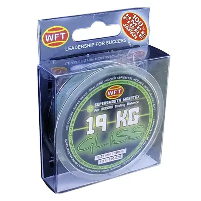 Wft šňůra gliss kg zelená 150 m - 0,25 mm 19 kg