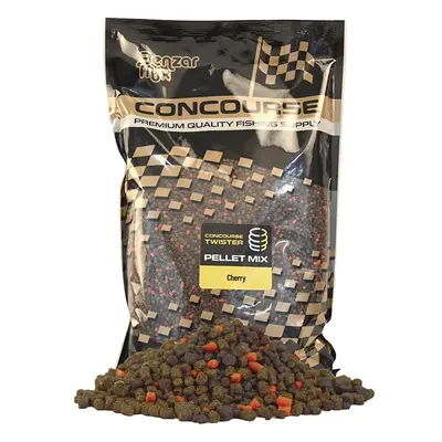 Benzar mix mikro pelety concourse twister pellet mix 2 a 4 mm 800 g - třešeň