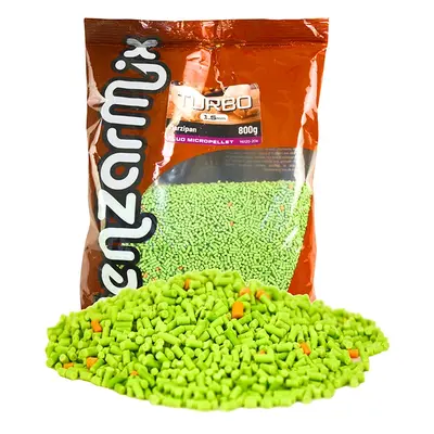 Benzar mix pelety fluo turbo pellet 800 g 1,6 mm - marcipán