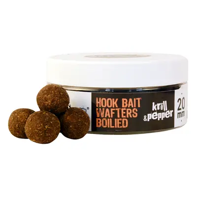 The one vyvážené boile hook bait wafters krill pepper - 20 mm