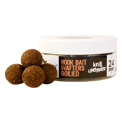 The one vyvážené boile hook bait wafters krill pepper - 24 mm