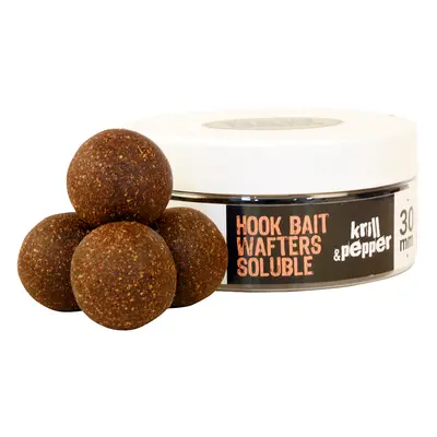 The one vyvážené boile hook bait wafters soluble 30 mm - krill pepper