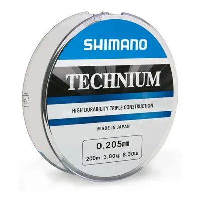 Shimano vlasec technium 200 m tmavá-průměr 0,16 mm / nosnost 2,60 kg