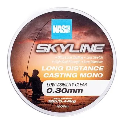 Nash vlasec skyline mono low visibility clear 1000 m - 0,30 mm 5,44 kg