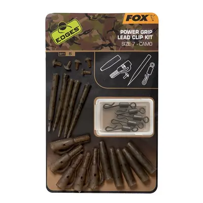 Fox edges camo power grip lead clip kit size 7