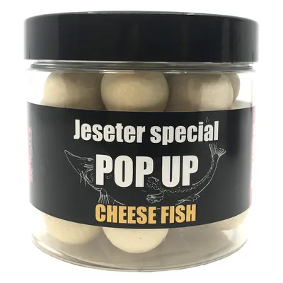 Lk baits pop up boilies jeseter special 18 mm 200 ml - cheese fish