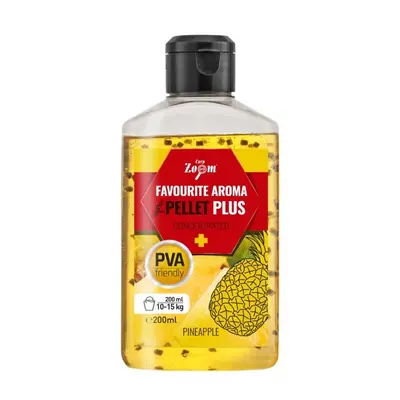 Carp zoom booster favourite aroma liquid pellet plus 200 ml - ananas