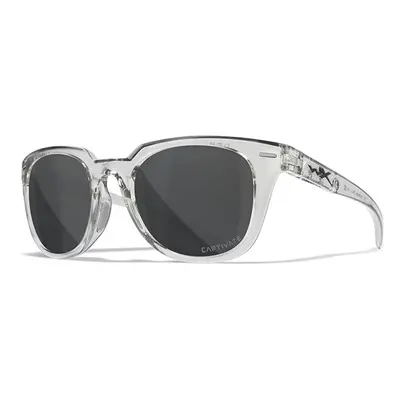 Wiley x polarizační brýle ultra captivate polarized smoke grey gloss crystal light grey