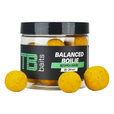 Tb baits vyvážené boilie balanced + atraktor scopex squid 100 g 20-24 mm