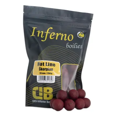 Carp inferno boilies hot line škorpion - 250 g 20 mm