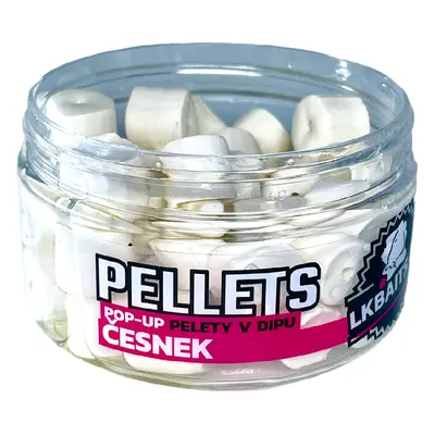 Lk baits pop-up pelety v dipu 12 mm 40 g - česnek