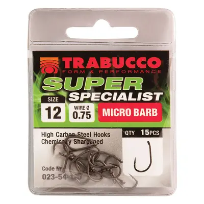 Trabucco háčky super specialist 15 ks-velikost 14