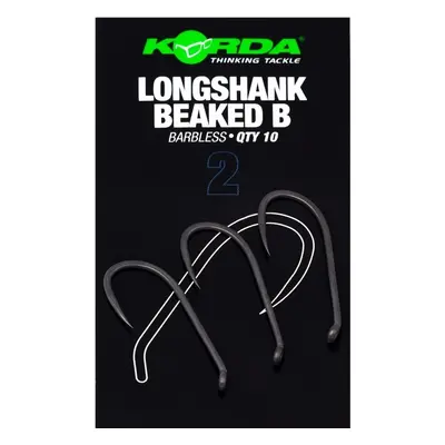 Korda háčky longshank beaked barbless 10 ks - velikost 2