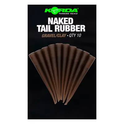 Korda převleky naked tail rubber - gravel/clay