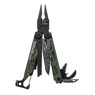 Leatherman multifunkční kleště signal green topo