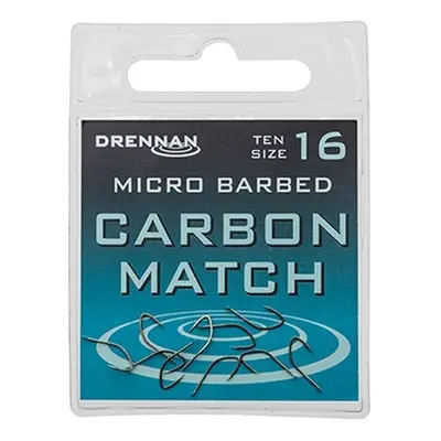 Drennan háčky carbon match - velikost 20