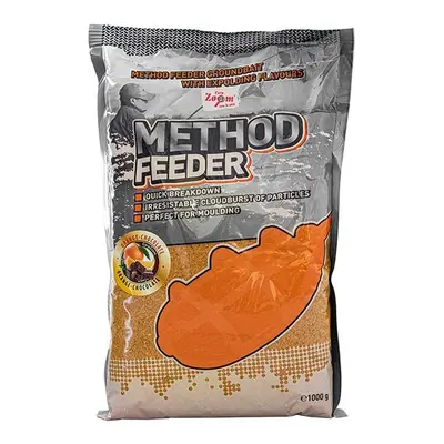 Carp zoom krmítková směs method feeder groundbaits 1 kg - pomeranč čokoláda