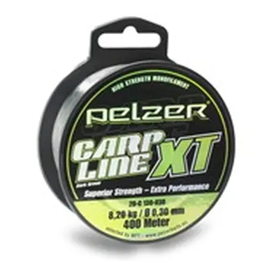 Pelzer vlasec carp line xt green 600 m-průměr 0,40 mm / nosnost 15,3 kg