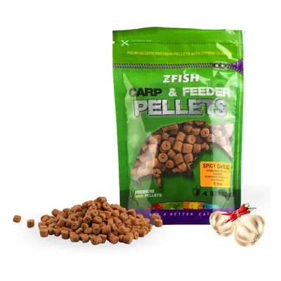 Zfish chytací pelety carp & feeder pellets 8 mm 200 g - spicy garlic