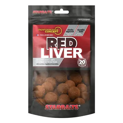 Starbaits boilie red liver - 200 g 20 mm