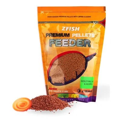 Zfish mikro pelety premium feeder pellets 2 mm 700 g - n-butyric acid & scopex