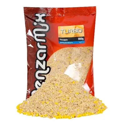 Benzar mix krmítková směs groundbait turbo 800 g - ananas