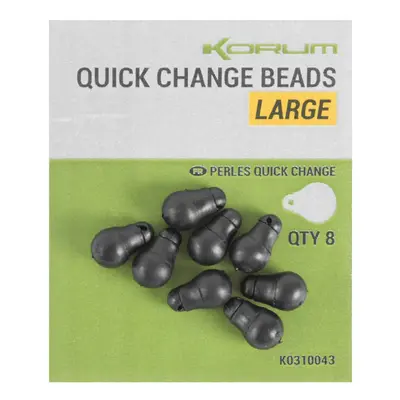 Korum zarážky quick change beads 8 ks - standard