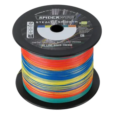 Spiderwire splétaná šňůra stealth smooth 8 multicolor metráž - 0,39 mm 46,3 kg