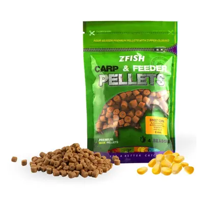 Zfish chytací pelety carp & feeder pellets 8 mm 200 g - sweet corn