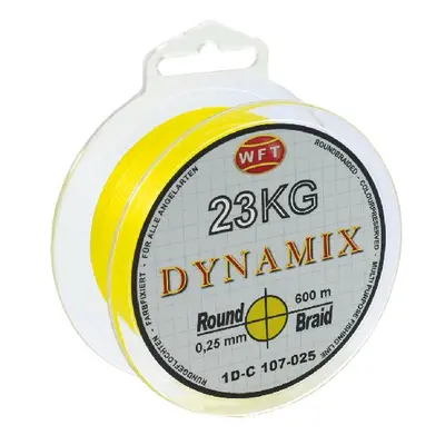 Wft splétaná šňůra round dynamix kg žlutá 150 m - 0,08 mm 7 kg