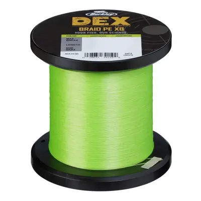 Berkley splétaná šnůra dex braid pe x8 chartreuse metráž - 0,08 mm 6,8 kg