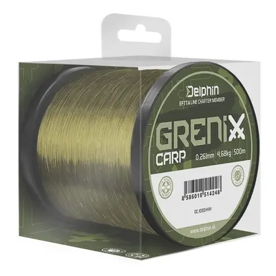 Delphin vlasec grenix carp 500 m - průměr 0,286 mm hmotnost 5,61 kg