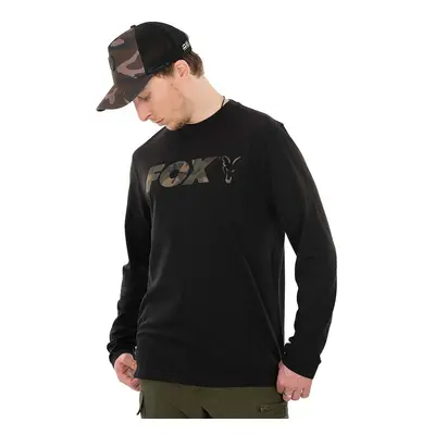 Fox triko long sleeve black camo t shirt - s