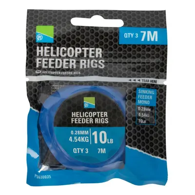 Preston innovations návazec helicopter feeder rigs 0,28 mm 4,54 kg 7 m