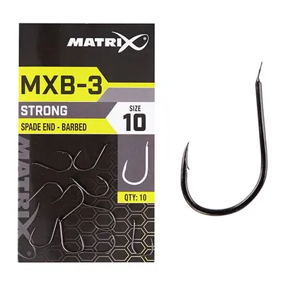 Matrix háčky mxb-3 barbed spade end black nickel 10 ks - 10