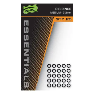 Fox kroužky edges essentials rig rings 25 ks - 3,2 mm