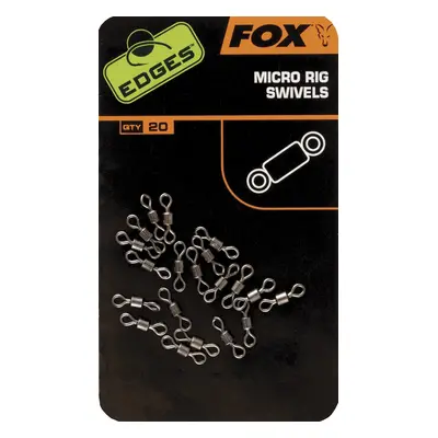 Fox obratlík edges micro ring swivels 20 ks